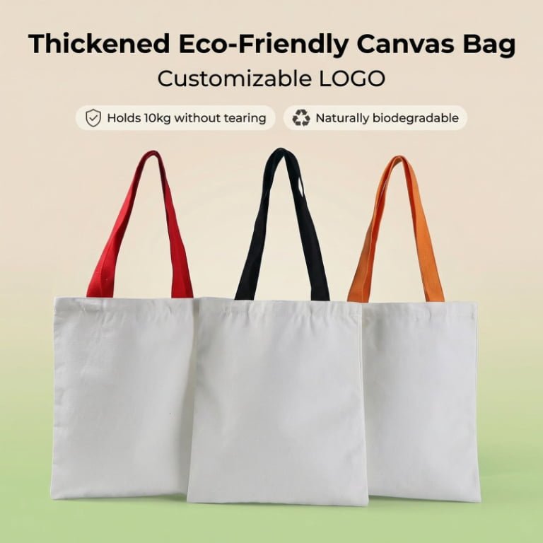 Custom Multiple Thickened Eco Friendly Canvas Bag