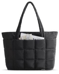 puffy tote bag for women