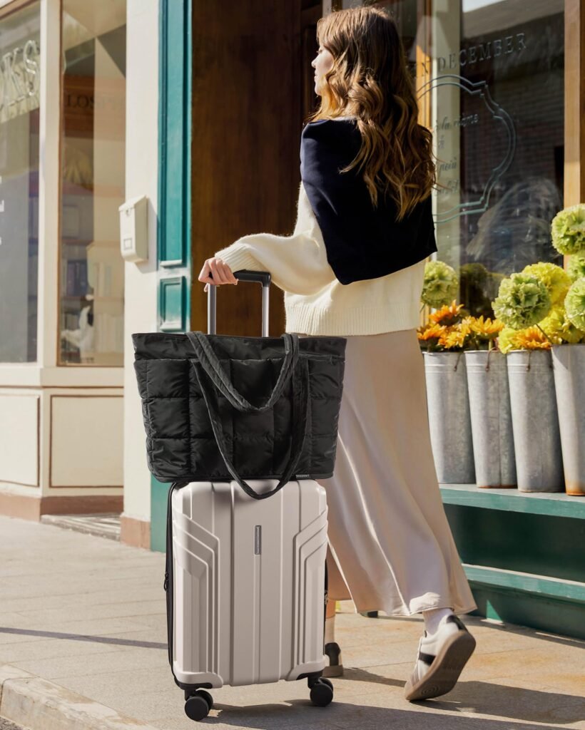lightweight puffy tote bag​