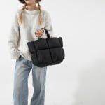 puffer tote bags