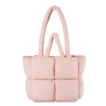 pink Puffer Tote Bag