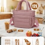 puffy nylon tote bag