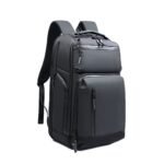 promotional mens business backpack independent computer sleeve USB charging breathable shoulder pads OEM