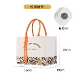 Golden Lity canvas tote bag