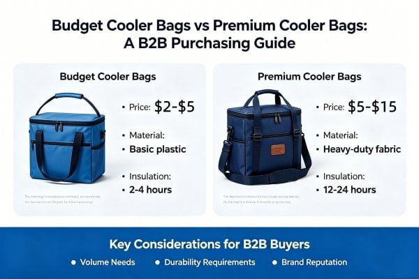 Budget or Premium Cooler Bags: How to Choose for Your Brand & Bulk Business