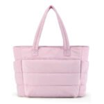 pink puffy bag