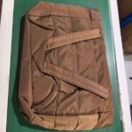 brown puffy tote bag for women​