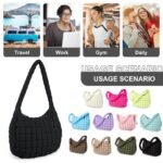 puffy bag crossbody​ color
