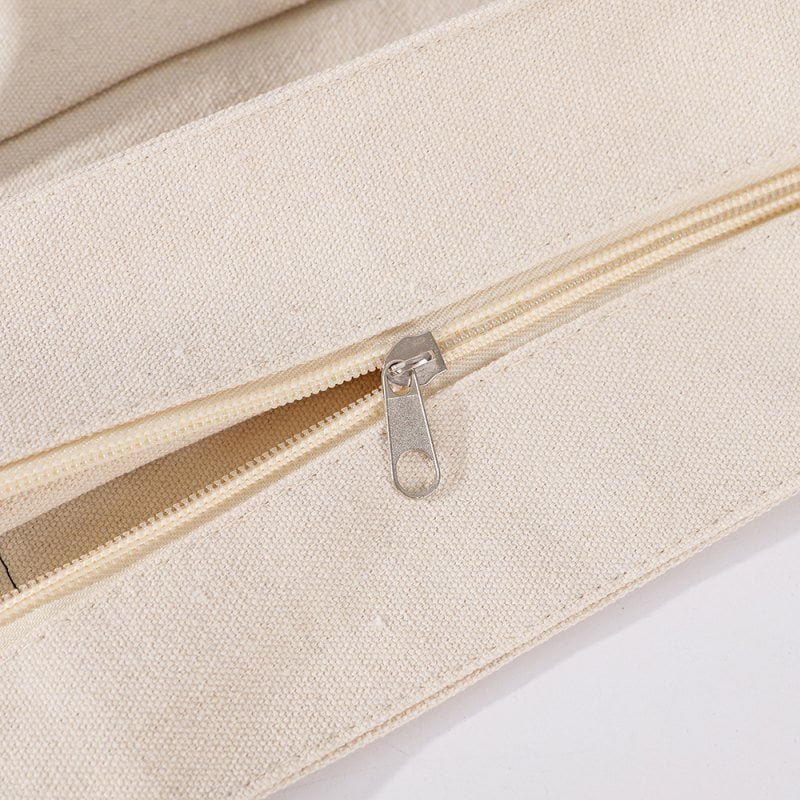 canvas bags zipper