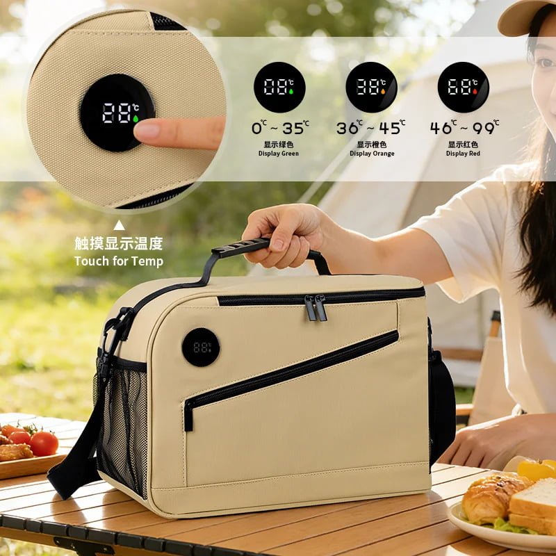 insulated cooler bags with temperature