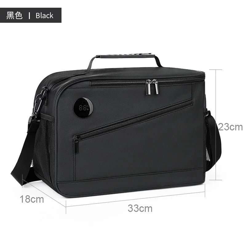 black cooler bag size