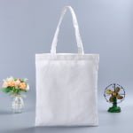 white canvas tote bag