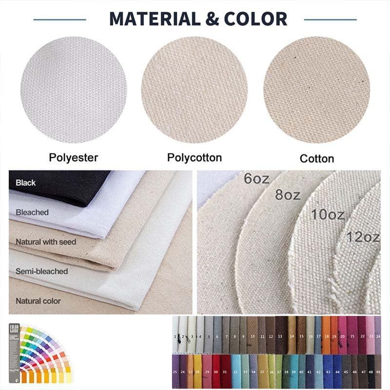 custom material tote bag canvas bag