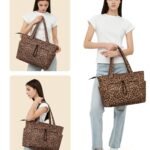 quilted puffer tote bag