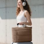 puffer bag tote