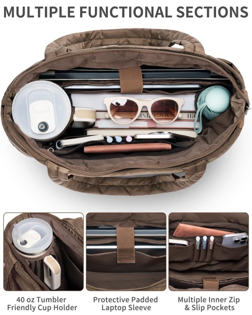 puffer tote bags​
