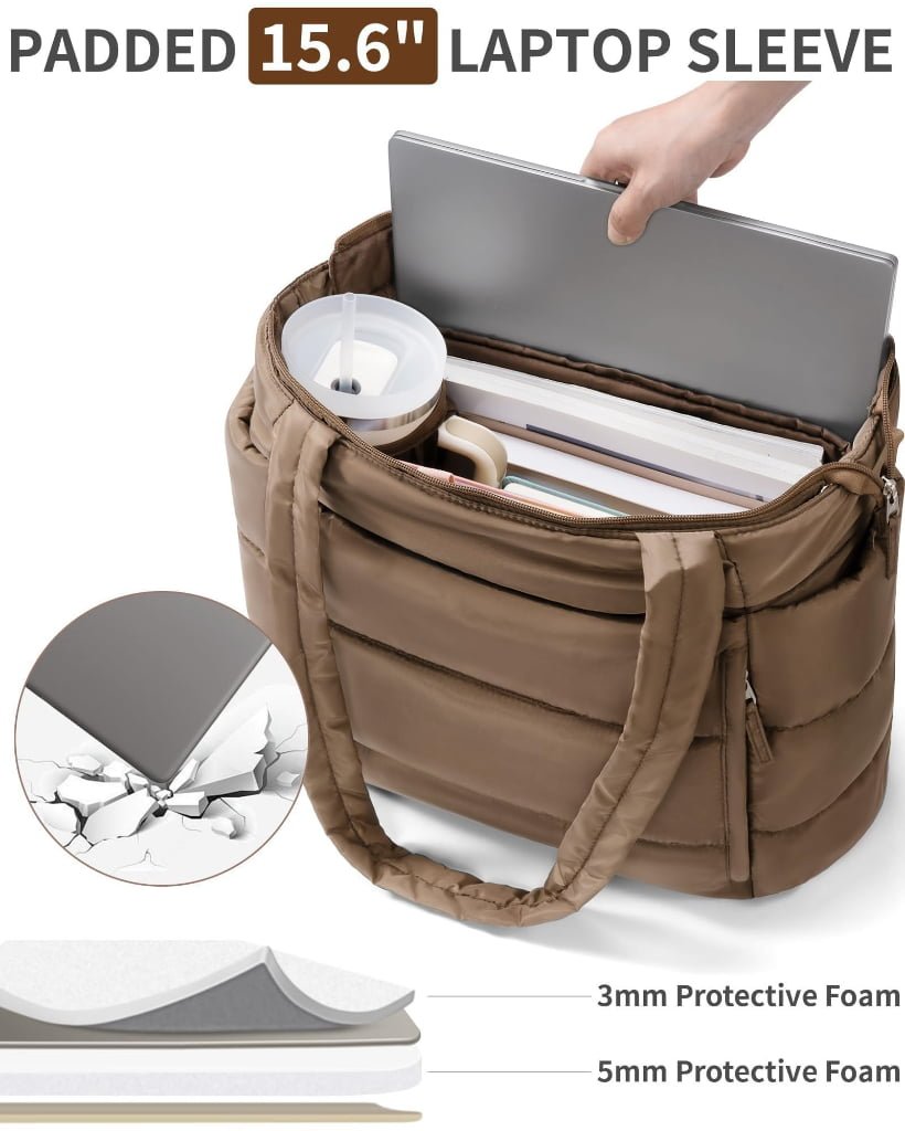 puffy tote bags