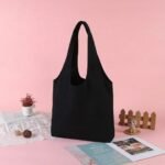 black small canvas tote bags​