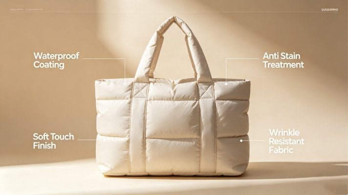 Premium puffer tote bag material upgrades