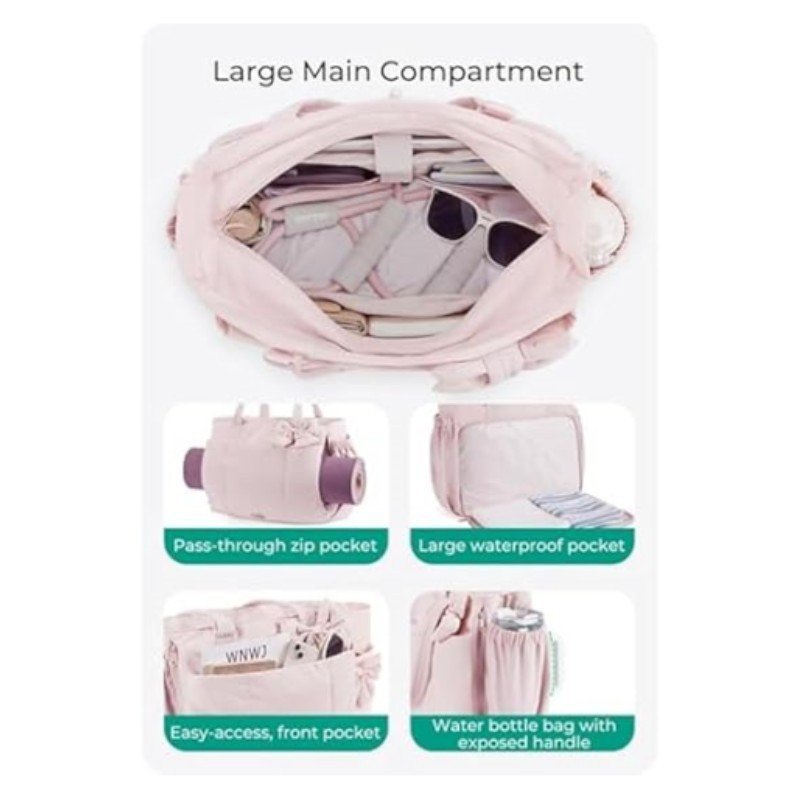 lightweight puffy tote bag