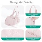 quilted puffy tote bag