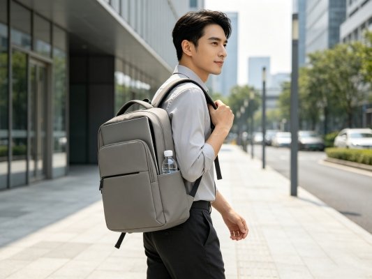 20L backpack used for daily commuting in urban environment, business office EDC backpack