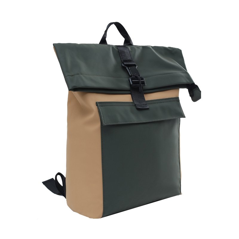 water repellent contrasting color waterproof travel backpack adjustable chest strap holiday backpack bulk order