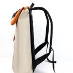 promotional contrasting color waterproof travel backpack trolley sleeve design carry on backpack custom printed wholesale