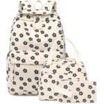 flower kids corduroy school backpack for primary student wholesale