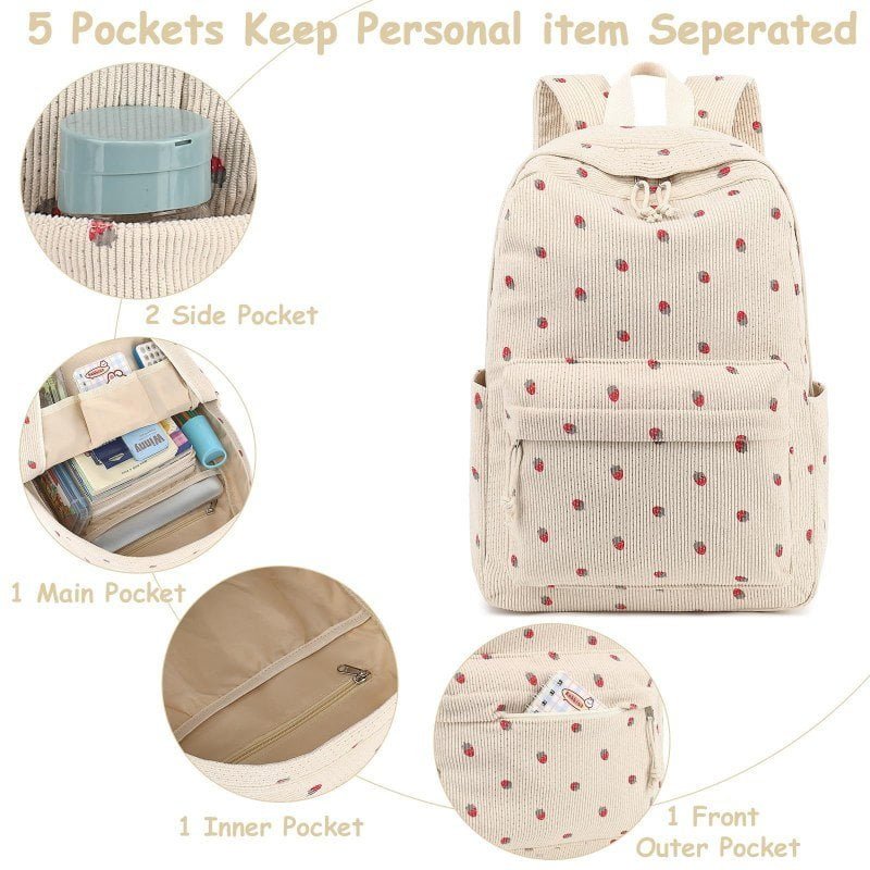 large quantity corduroy backpack supplier