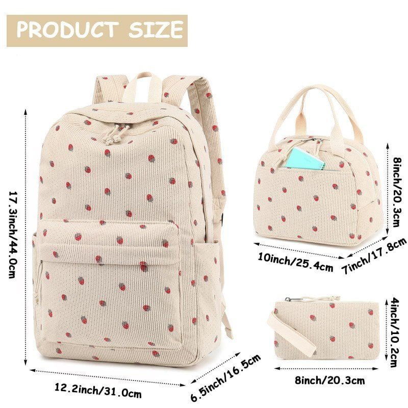 bulk corduroy travel backpack for gift shop
