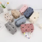 private label corduroy makeup bag factory direct bulk order