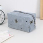 customizable size corduroy cosmetic bag wholesale vendor