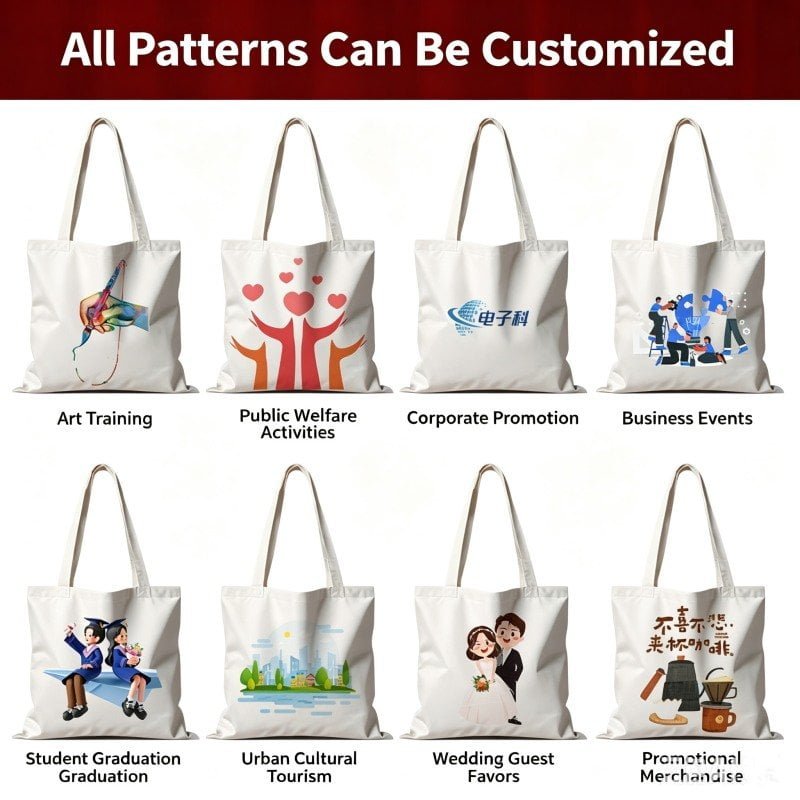 BSCI certified eco cotton football canvas bag mass production