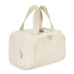 Quilted puffer fluffy cloud cosmetic bag factory
