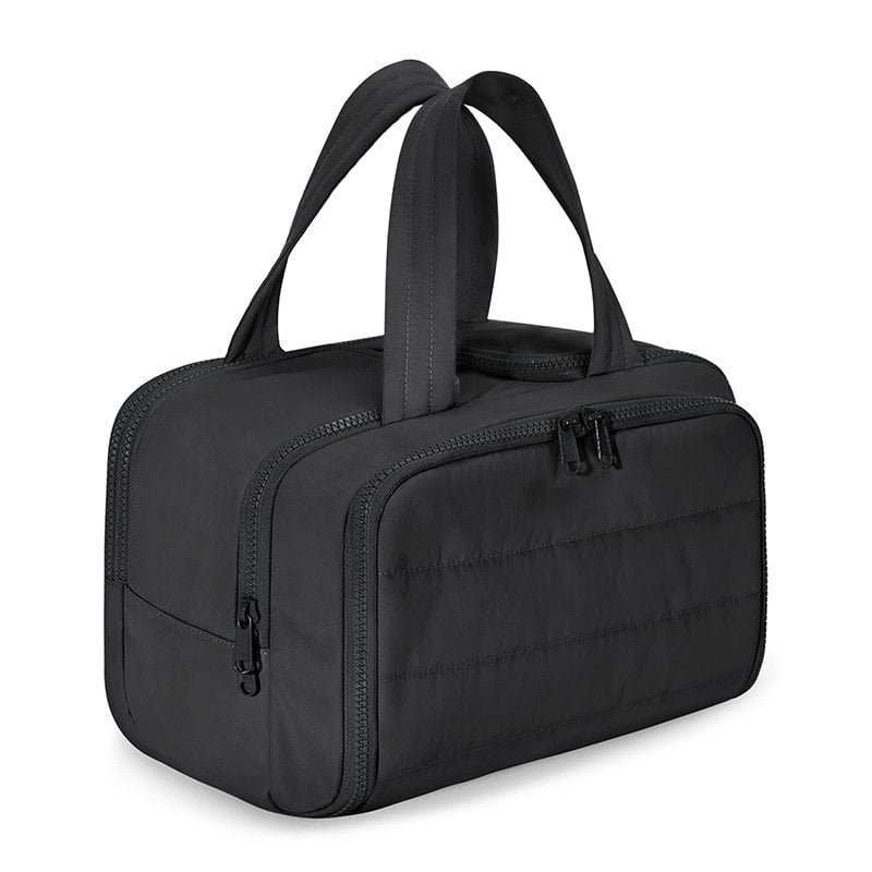 black Fluffy cosmetic bag wholesale for amazon sellers