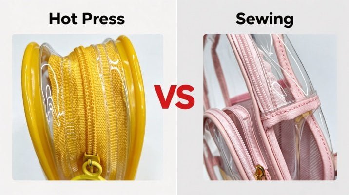 Hot Press pva bag vs Sewing pvc bag