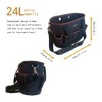 custom logo multi compartment tool storage bag