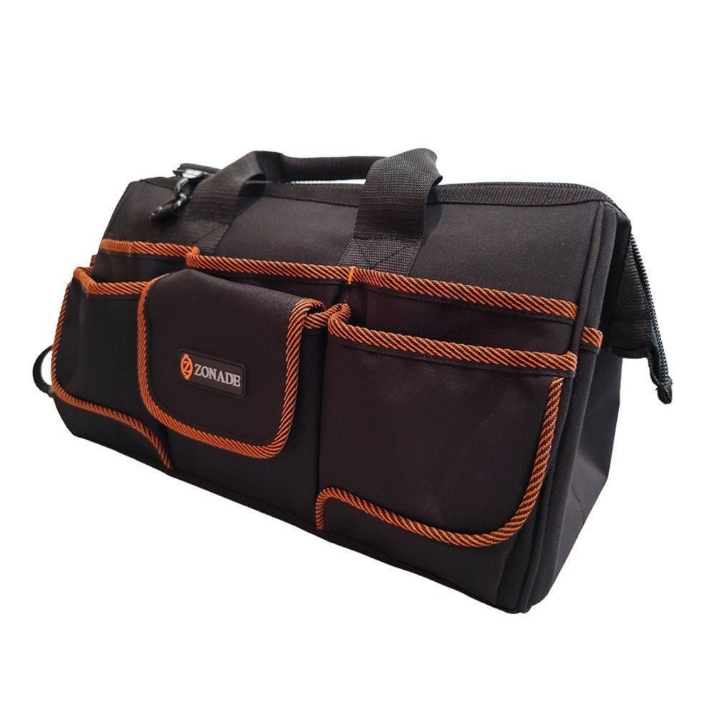 commercial renovation crew multi pocket tool storage bag