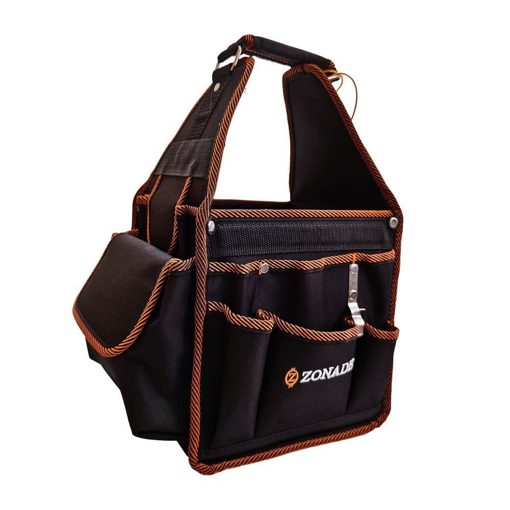 heavy load bearing tool storage bag for hand hardware kits