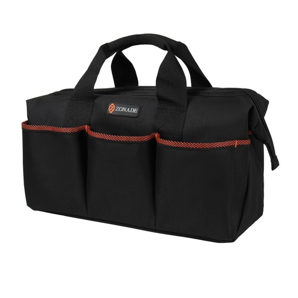 heavy load bearing tool storage bag for hand hardware kits