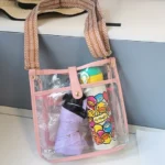 Cheap frosted PVC crossbody bag for ladies bulk shipment