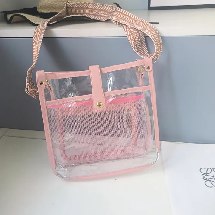 Factory direct PVC ladies crossbody bag ready stock wholesale
