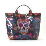 bulk PVC striped tote bag for USA fashion retail wholesalers