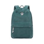 Peacock Blue Corduroy Backpack