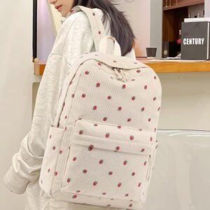 screen printed corduroy tote bag