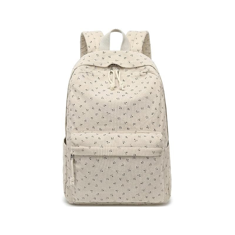 small flower Corduroy Backpack