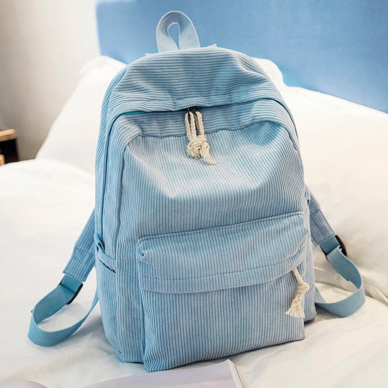blue Corduroy Bag