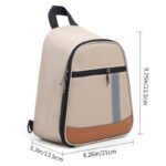 grey unisex single-shoulder crossbody lunch bag lightweight oxford cloth daily work bag bulk order