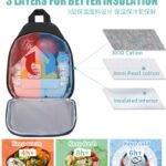 large capacity single shoulder crossbody lunch bag thermal insulation for school office custom logo bulk